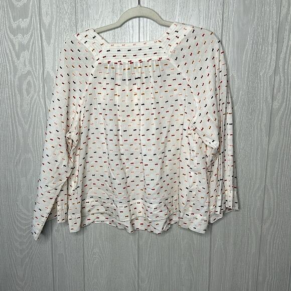 Madewell Square-Neck Top in Clipdot Size Small - Picture 7 of 7